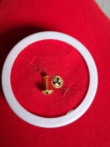 Stud Earrings Gold