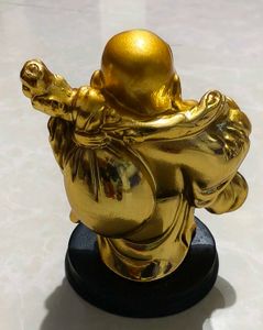 Laughing Buddha Statue Golden