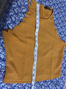 Shein Mustard Crop Top