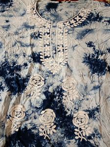 Blue Short Kurti