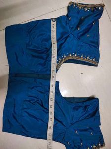 Price Drop 🥳Peacock Blue Maggam Blouse
