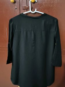 Reliance Trends Black Tunic Top