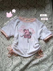 ◜ꜝꜝ Sanrio Hello kitty crop top  ☓ ⤸