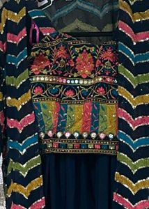 Crop Top Skirt With Jacket