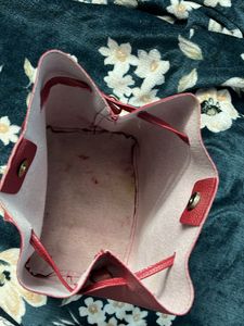 Red Tote Bag.