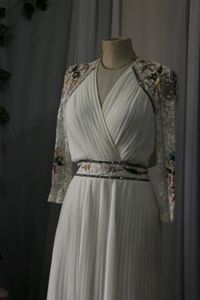 Elegant White Maxi Bridal Dress