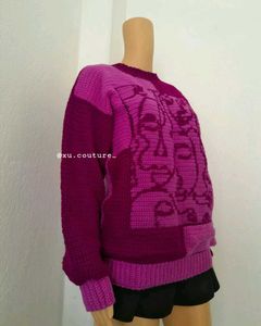 Crochet The Faces Sweater