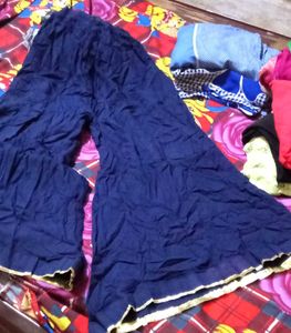 Navy Blue Palazzo Pants