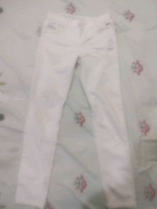 White Slim Fit Jeans