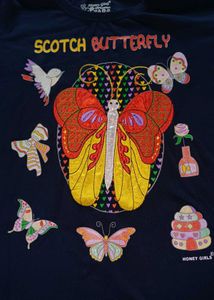 Honey Girls Butterfly Graphic Tee
