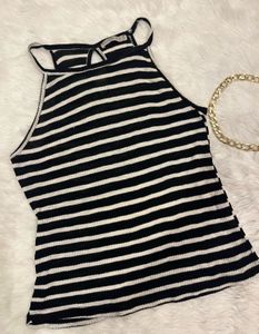 Striped Halter Top