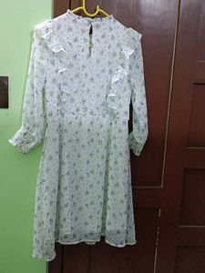 Floral Ruffle Mini Dress