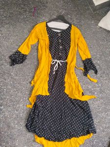 Polka Dot Dress with Shrug