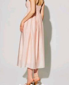 Gathered A Line Dress