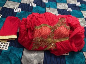 Beautiful Princess Gown With One ☝️ Dupatta