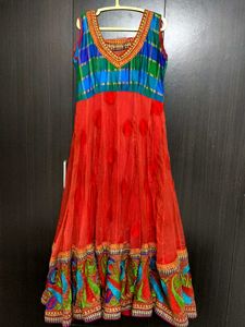 Heavy Red anarkali (Steal Deal)