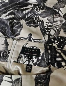 Ted Baker London Butterfly Print Mini Skirt