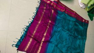 Multi Colour Pure Gadwal Saree