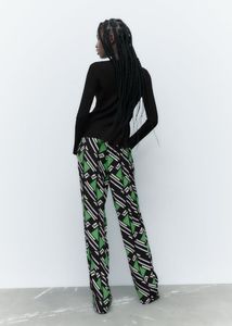 Zara Geometric Trousers