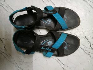 Blue & Black Casual Sandals