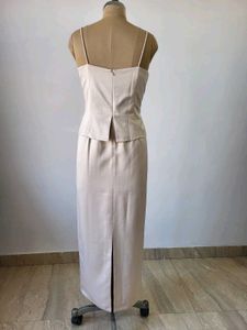 Vintage Beaded Evening Gown