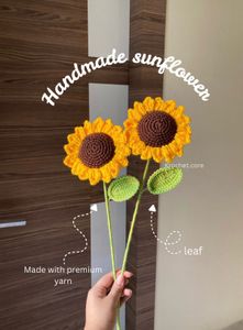Handmade Crochet Sunflower