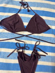 Dark Purple Bikini Set
