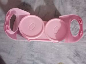 Multipurpose Serving Jars Set With Lid And Stand