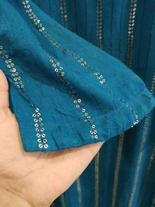 Blue Festive kurta