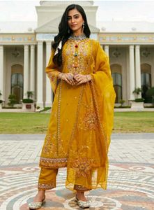 Indo Era Kurta Set With Dupatta For Women