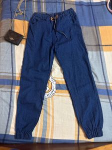 Imported Denim Joggers