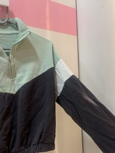 Sweatshirt Mint Zip Up