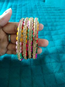Combo - Gold Coloruful Bangles✨