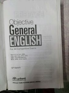 Objective General English by SP Bakshi