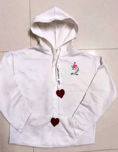 Women's White Hoodie