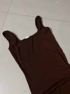 Brown Meesho Dress