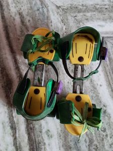 Vintage Green & Yellow Foot Abduction Orthosis