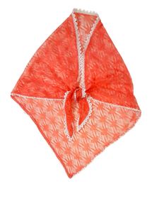 Church Scarf Peach Color Veil Catholic Net Fabric
