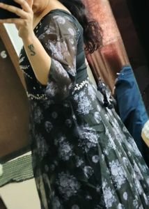 Ethnic Organza Gown - Diwali Sale 🎇 🪔