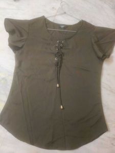 Olive Green Top