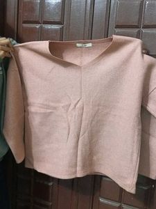 Pink Long Sleeve Top