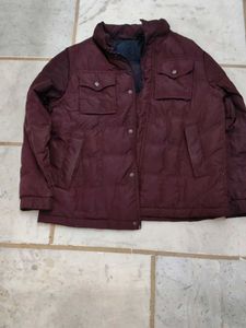 Maroon Padded Winter Jacket