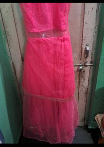 Pink Embroidered Lehenga Choli Set