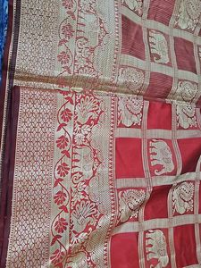 Banarasi Silk  With  Blouse