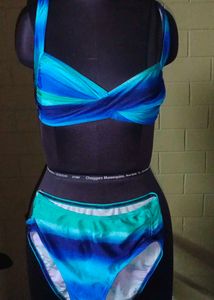 Blue Ombre Bikini Set