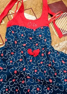Cute Frock For Babygirl 6 To 9 Months