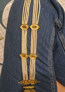 Moti And Stone Jewellery Set Combo