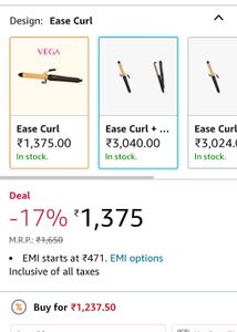 Vega Ease Hair Curler