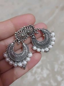 Oxidized Earring