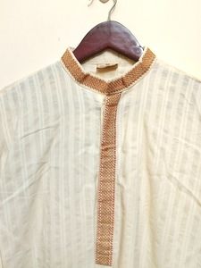 MANYAVAR cream Ethnic WEAR FOR MEN